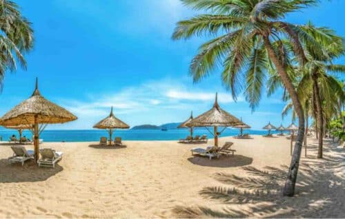 The Beach At Nha Trang Vietnam