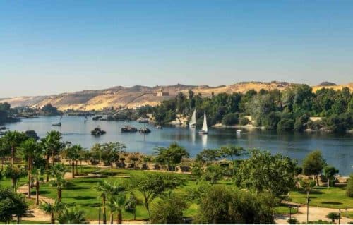 The Nile At Aswan Egypt