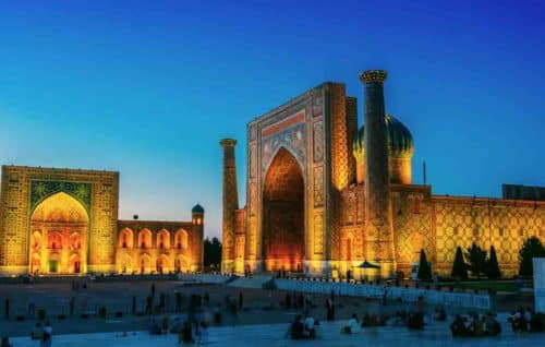 The Registan Complex in Samarkand