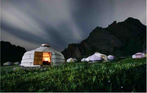 Gers at Terelj Nationla Park Mongolia