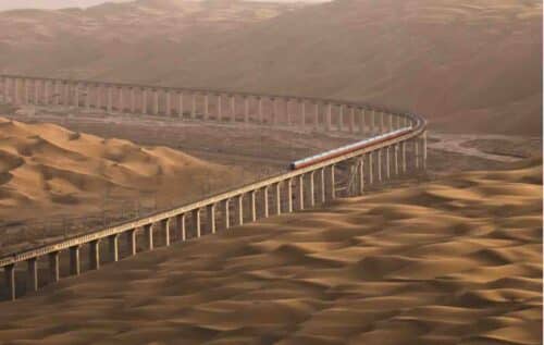 Silk Road Express In Western China