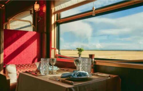 View From Silk Road Express Train